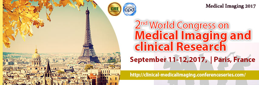 Conferences invites all the participants from all over the world to attend 2nd World Congress on Medical Imaging and Clinical Research during Sep 11-12, 2017  in Paris, which includes prompt Keynote presentations, Oral talks, Poster presentations and Exhibitions.